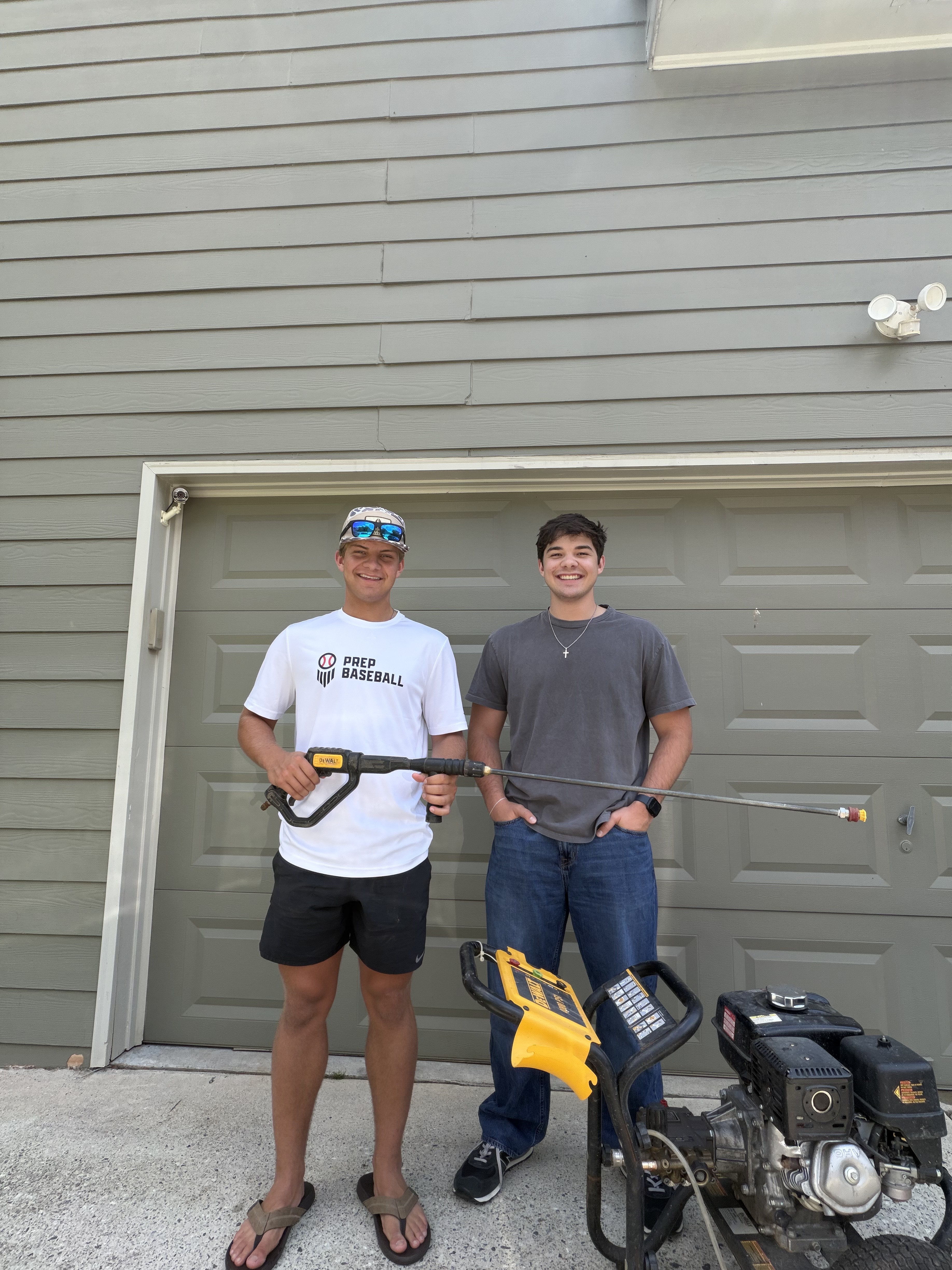 Colton and Jackson Gore, twin brothers and owners of BriteWash